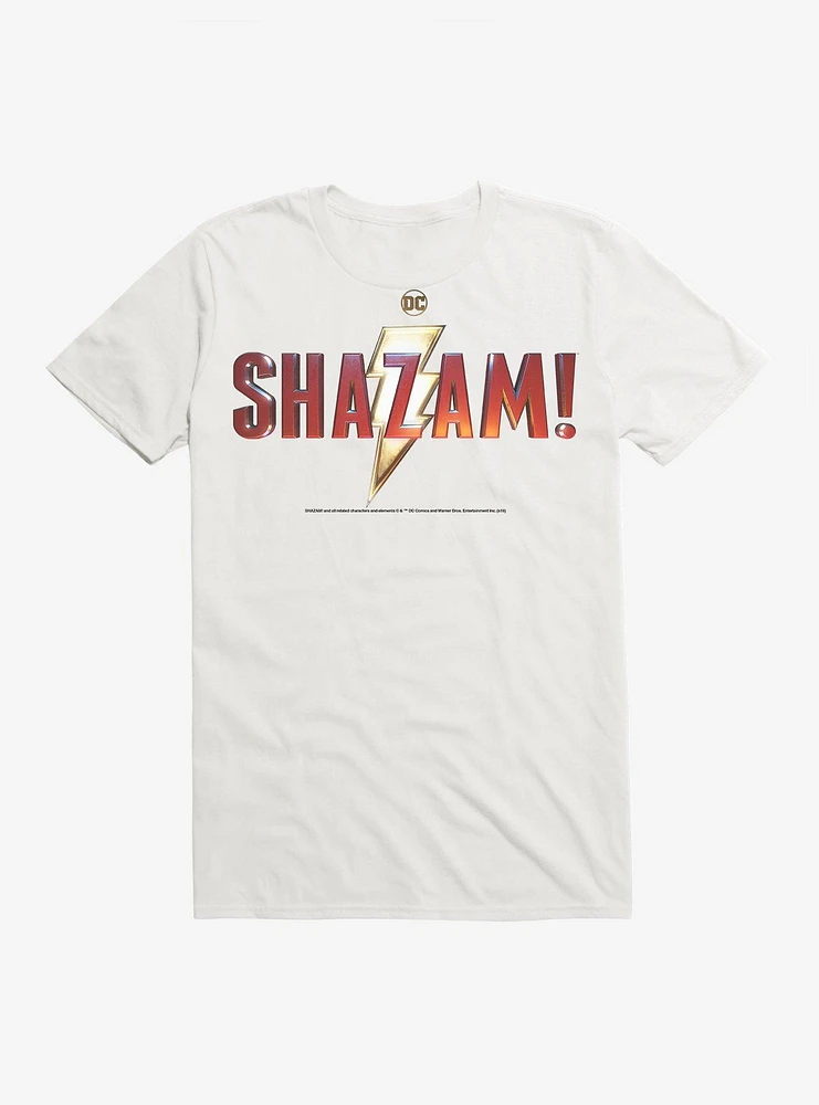 DC Comics Shazam! Name Logo T-Shirt