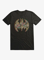 Batman Comic Strip Collage Logo T-Shirt