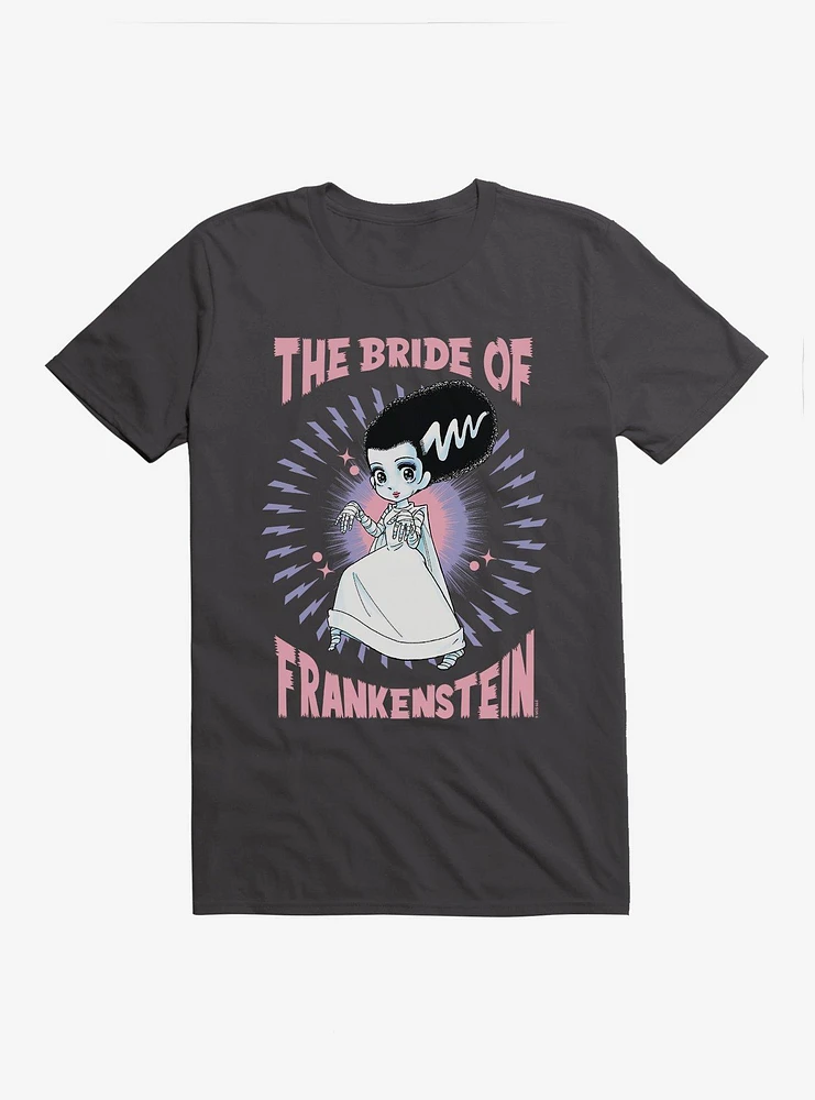 Universal Anime Monsters Bride Of Frankenstein T-Shirt