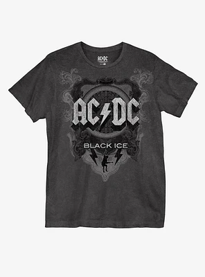 AC/DC Black Ice Boyfriend Fit Girls T-Shirt