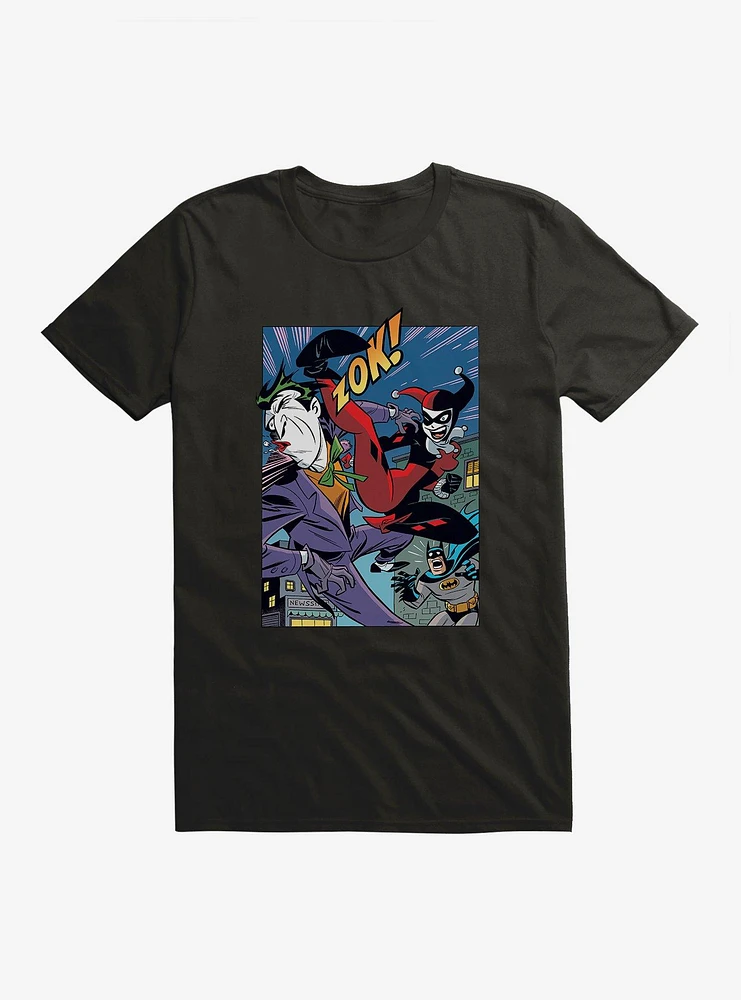 Batman Harley Quinn Joker Kick T-Shirt