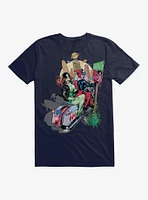 Batman Harley Quinn Poison Ivy Motorcycle T-Shirt