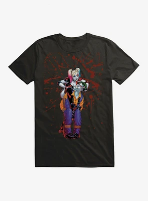 Batman Harley Quinn The Joker Splatter T-Shirt