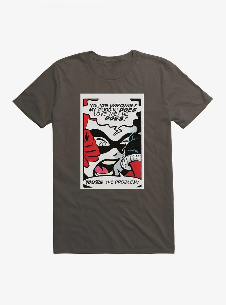 Batman Harley Quinn Crying T-Shirt