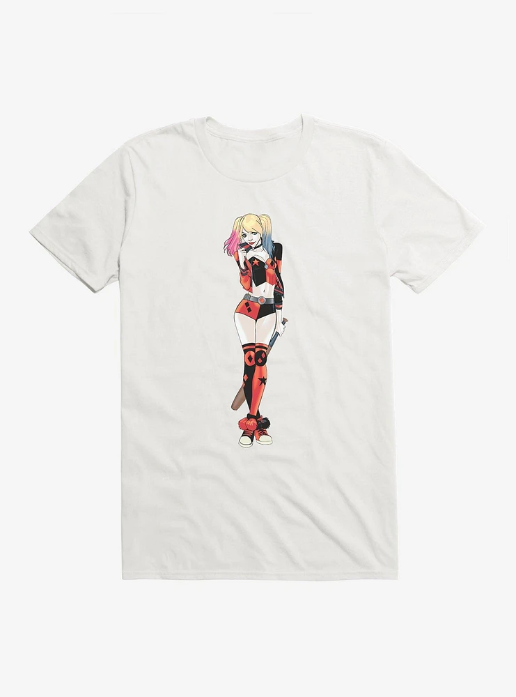 Batman Harley Quinn Cute Pose T-Shirt