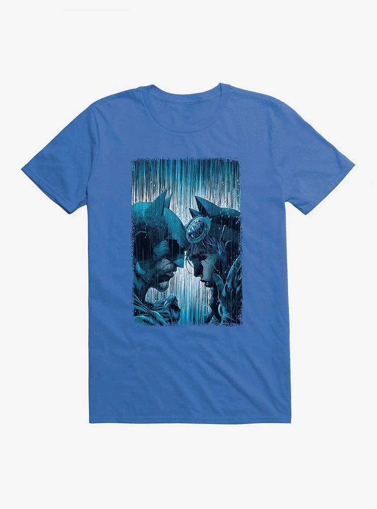 Batman And Catwoman Rain T-Shirt