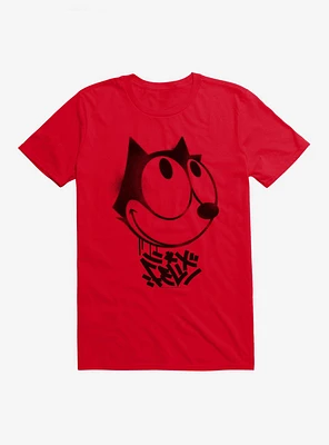 Felix The Cat Graffiti Art Smiling T-Shirt