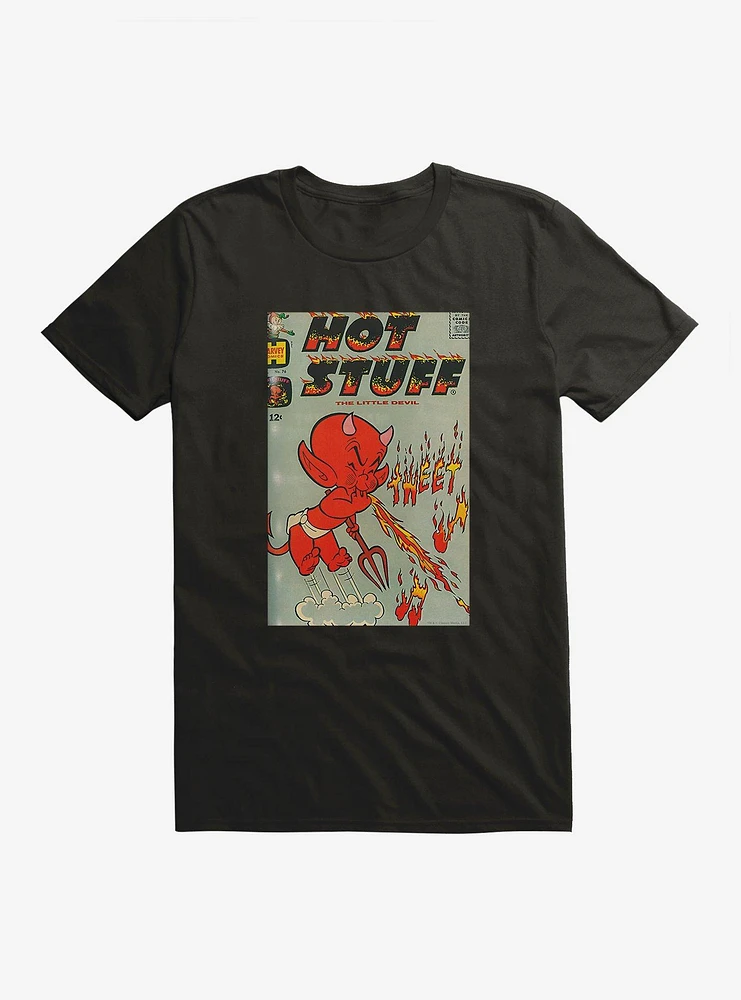 Hot Stuff The Little Devil Whistle Comic Cover T-Shirt