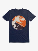 Jurassic Park T-Rex Circle Silhouette T-Shirt