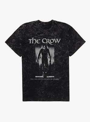 The Crow Eric Draven Sends His Regards Mineral Wash T-Shirt