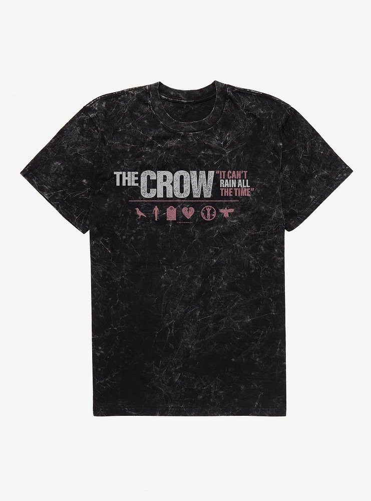 The Crow Icons Mineral Wash T-Shirt