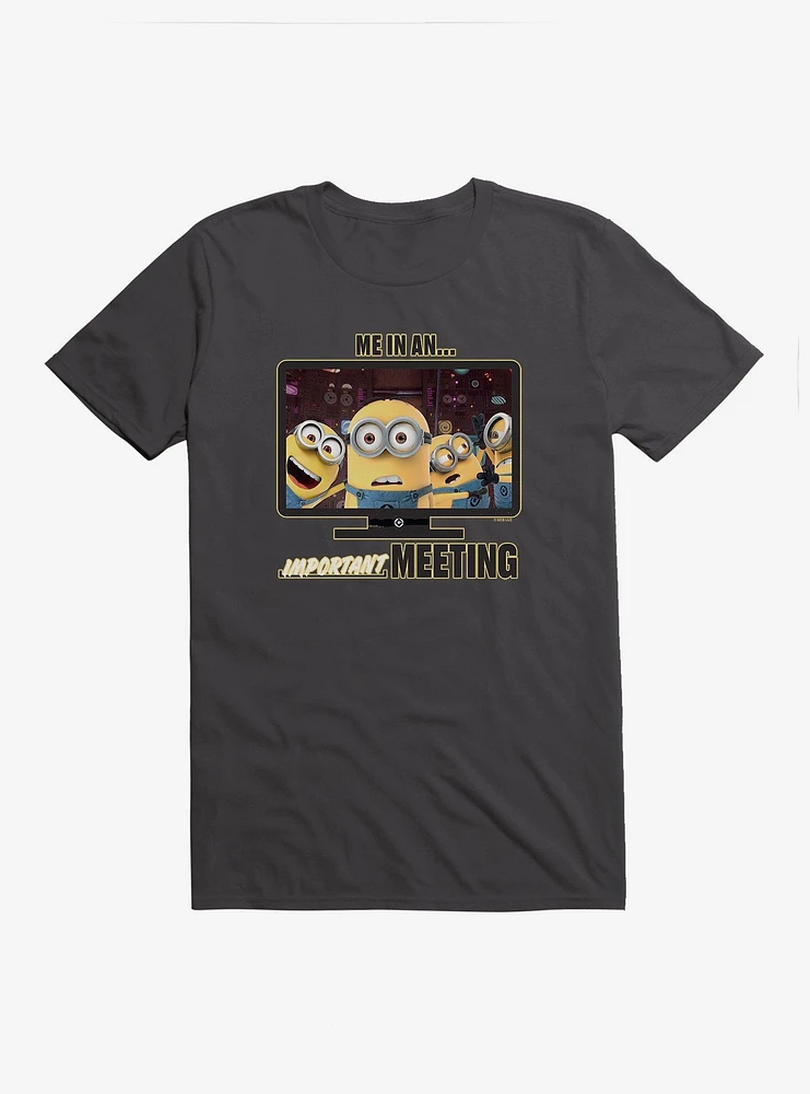 Minions Me An Important Meeting T-Shirt