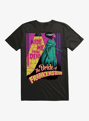 Universal Monsters Bride of Frankenstein From Dead T-Shirt