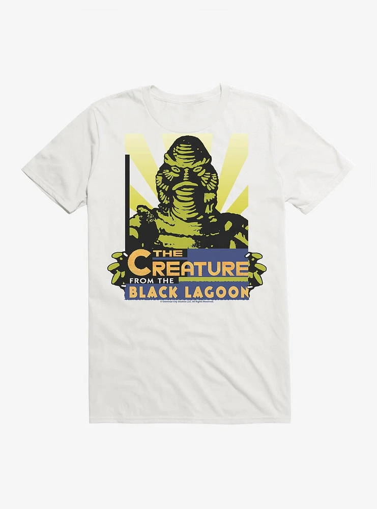 Universal Monsters Creature From The Lagoon Close Up T-Shirt