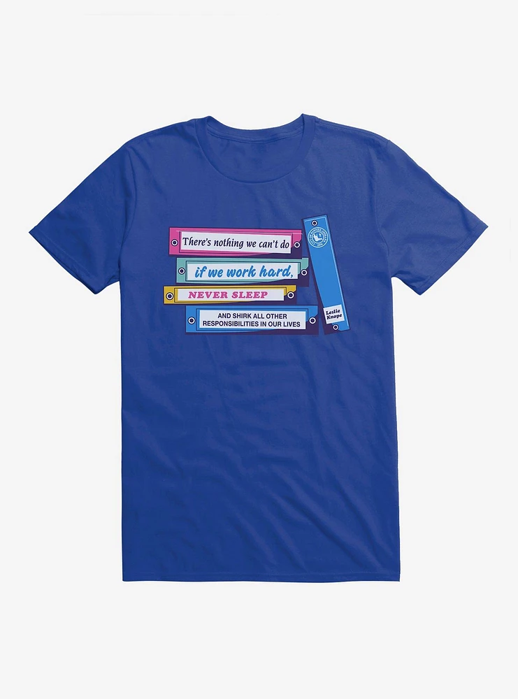 Parks And Recreation Leslie's Binders T-Shirt