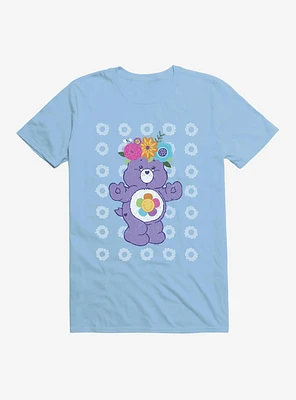 Care Bears Harmony Bear Floral T-Shirt