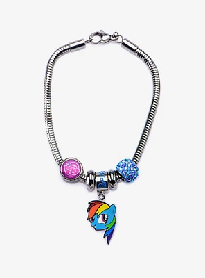 My Little Pony Rainbow Dash Bead Charm Bracelet Set