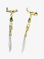 Marvel Loki Sylvie Crown Dangle Earrings