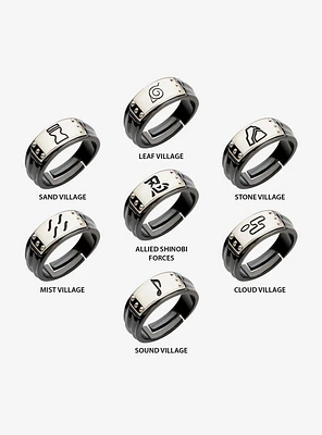 Naruto Shinobi Headband Ring Set