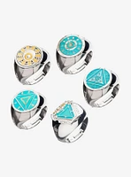 Marvel Iron-Man Arc Reactor Adjustable Ring Set