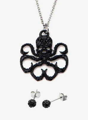 Marvel Hydra Black Gem Necklace