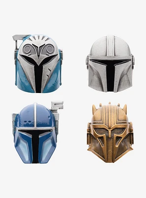 Star Wars The Mandalorian 3D Helmet Pin Set