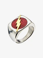 DC Comics The Flash Raised Bolt Ring