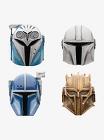 Star Wars The Mandalorian 3D Helmet Pin Set