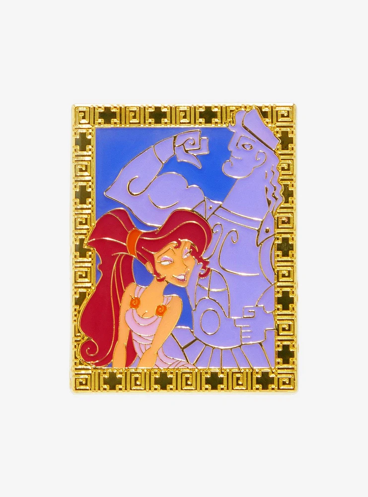 Loungefly Disney Hercules Meg & Hercules Frame Enamel Pin - BoxLunch Exclusive