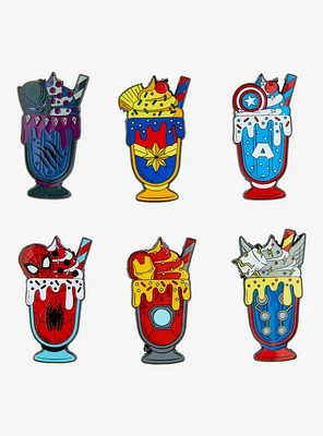 Loungefly Marvel Milkshakes Blind Box Enamel Pin - BoxLunch Exclusive