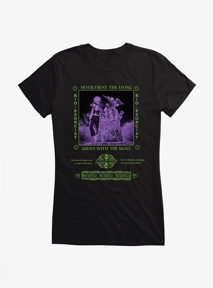 Beetlejuice Never Trust The Living Girls T-Shirt