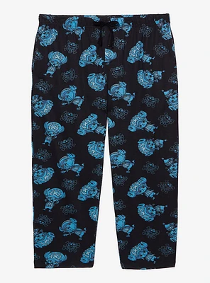 One Piece Tonal Chopper Allover Print Women's Plus Sleep Pants - BoxLunch Exclusive