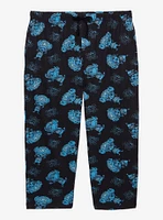 One Piece Tonal Chopper Allover Print Women's Plus Sleep Pants - BoxLunch Exclusive