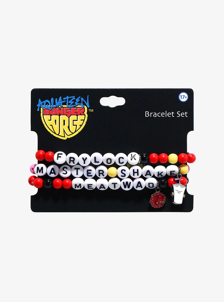 Aqua Teen Hunger Force Beaded Bracelet Set