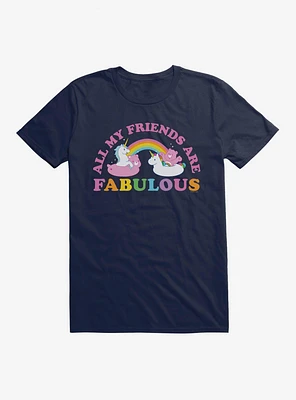 Care Bears Pride Cheer Bear My Friends Are Fabulous T-Shirt