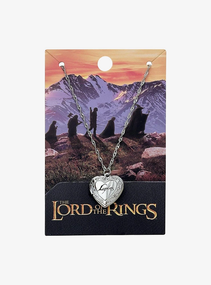 The Lord Of The Rings Legolas Heart Locket Necklace