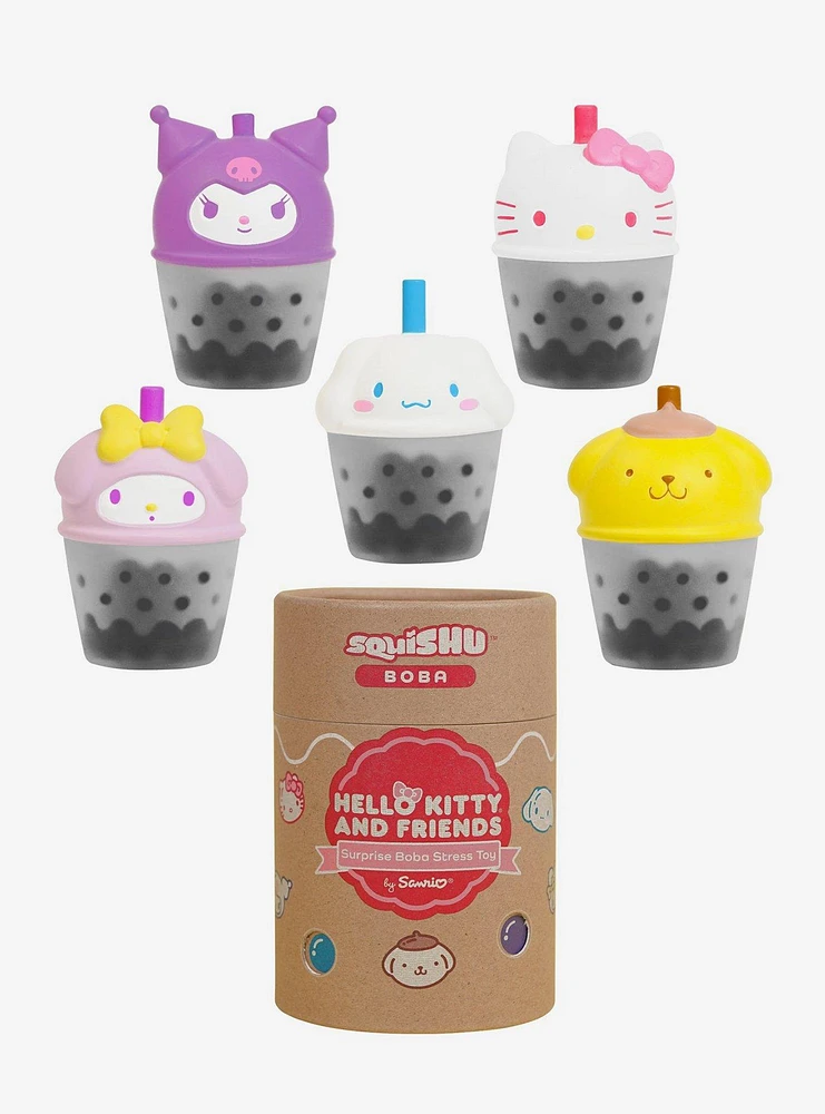 SquiSHU Boba Hello Kitty And Friends Character Blind Box Squishy Toy