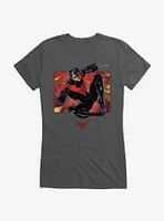 Batman Nightwing Red Suit Fight Girls T-Shirt