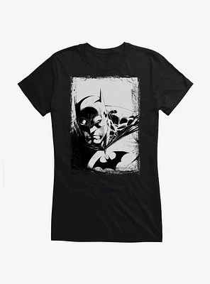 Batman Sketch Portrait Girls T-Shirt