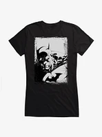 Batman Sketch Portrait Girls T-Shirt