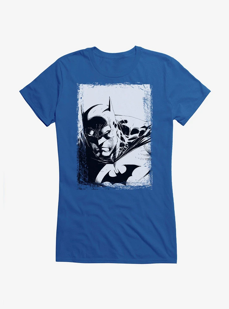 Batman Sketch Portrait Girls T-Shirt