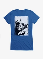 Batman Sketch Portrait Girls T-Shirt