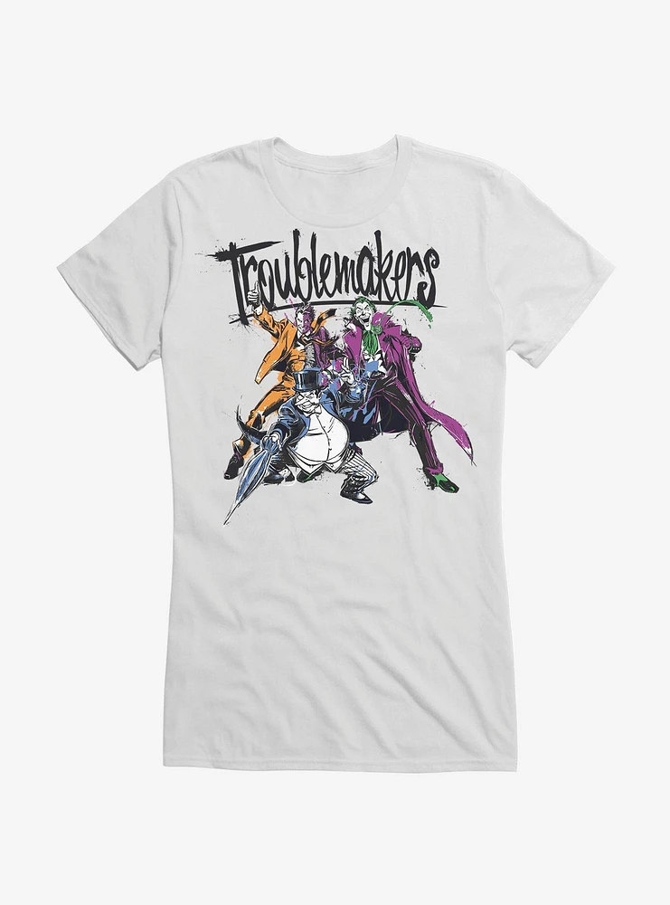 Batman Villains Troublemakers Girls T-Shirt