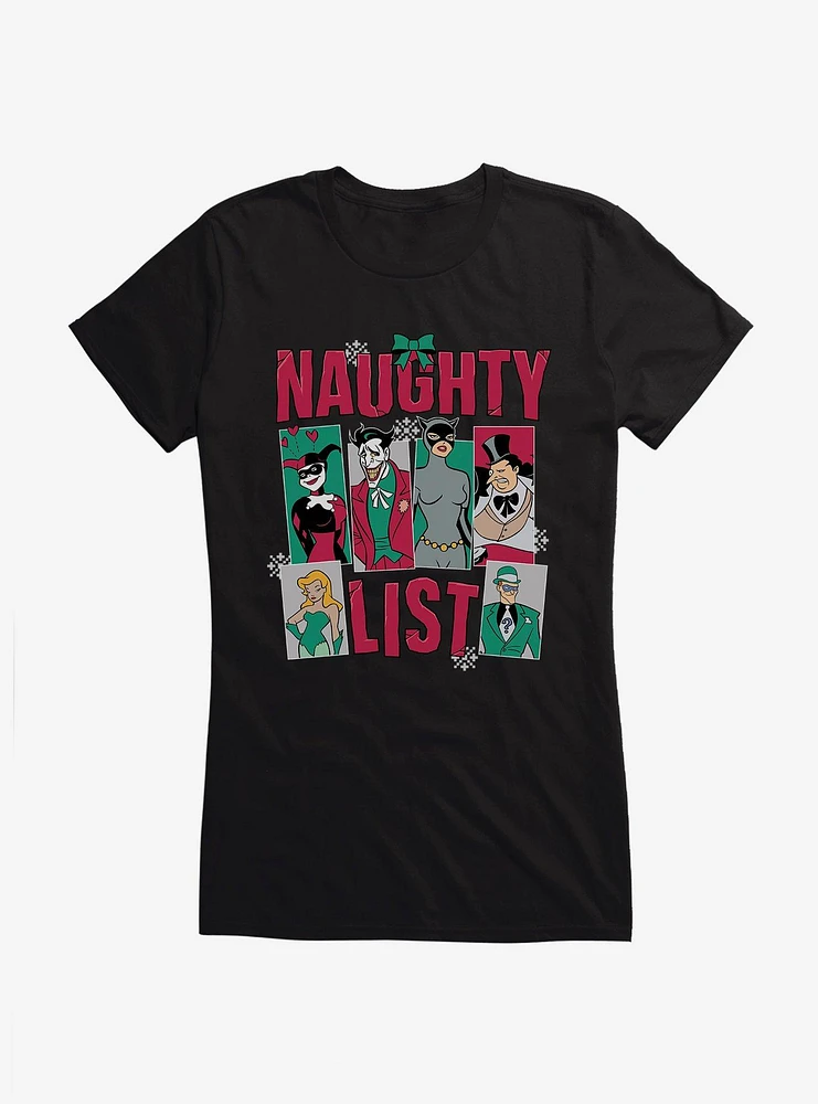 Batman Naughty List Girls T-Shirt