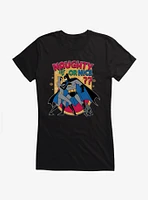 Batman Naughty Or Nice Girls T-Shirt