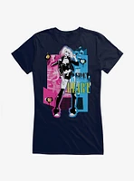 Harley Quinn Rebel Heart Girls T-Shirt