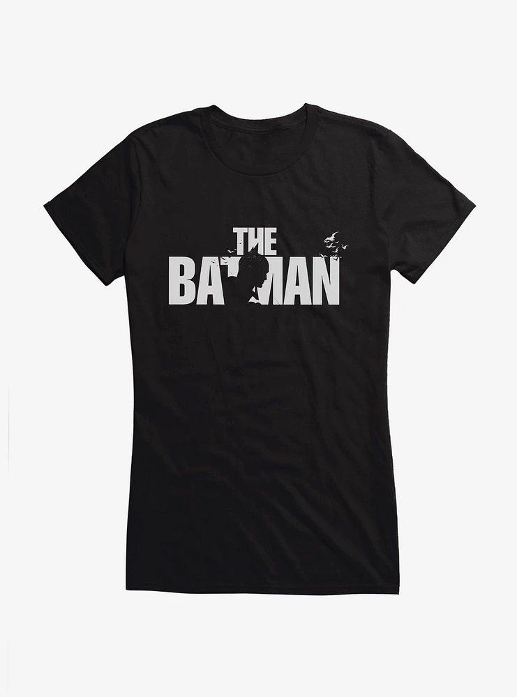 The Batman Face Shadow Girl's T-Shirt