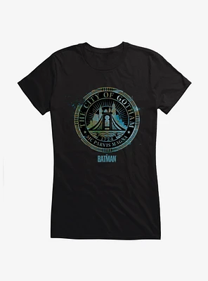 The Batman Gotham City Seal Girls T-Shirt