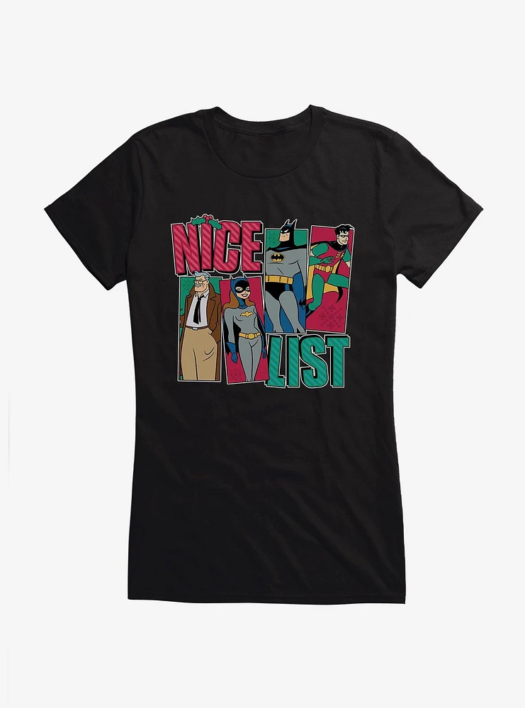 Batman Nice List Girls T-Shirt