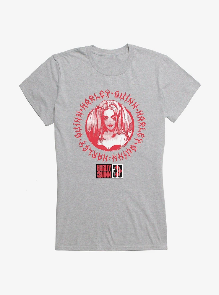 Harley Quinn Death Stare Girls T-Shirt